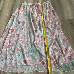Disney D-Signed Skirt Girls Lined Maxi Blue White Floral Short Skirt 14-16